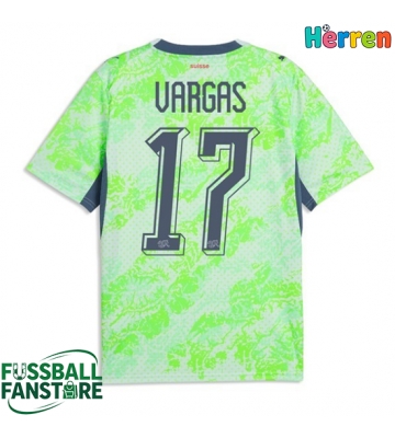 Schweiz Ruben Vargas #17 Replik Auswärtstrikot WM 2026 Kurzarm